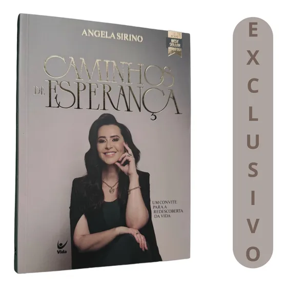 Livro Cristão Caminhos De Esperança | Ângela Sirino | Um Guia De Restauração Emocional E Transformação Com Fé