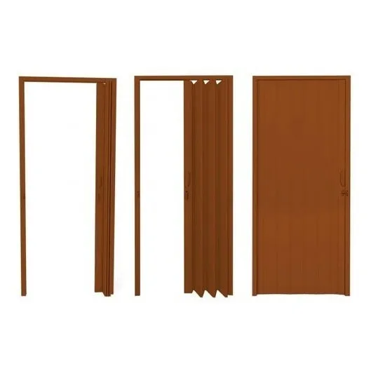 Puertas Plegables Pvc Marrón 0.70 X 2.10 El Insuperable