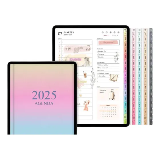 Agenda Digital Planner Pdf Interactivo 2025