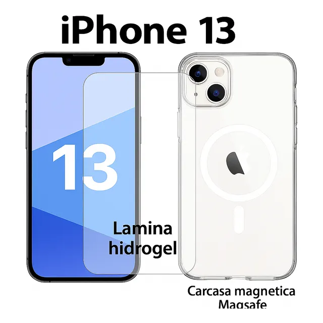 Funda Para iPhone 13 Magsafe Premium + Lamina Hidrogel +kit