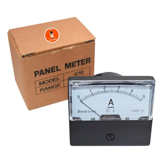 Amperimetro Analógico Dh-670 Dc 0-5v