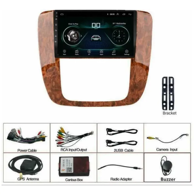 Reproductor Android + Adaptador Chevrolet Tahoe 9 Pulgadas