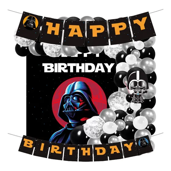 Kit Decorativo Cumpleaños Darth Vader