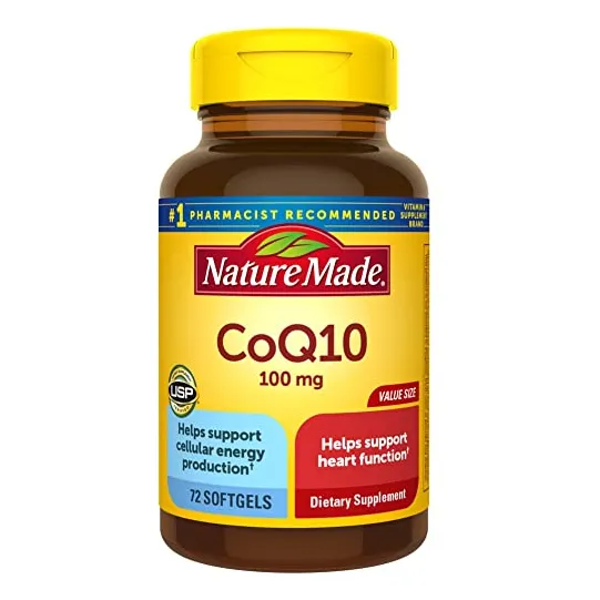 Suplemento De Coq10 Nature Made 100 Mg Para La Salud Del Cor