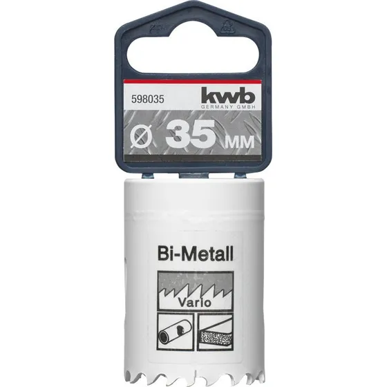 Sierra Copa Bimetalica 35mm Kwb Germany 35 Mm Metal Madera