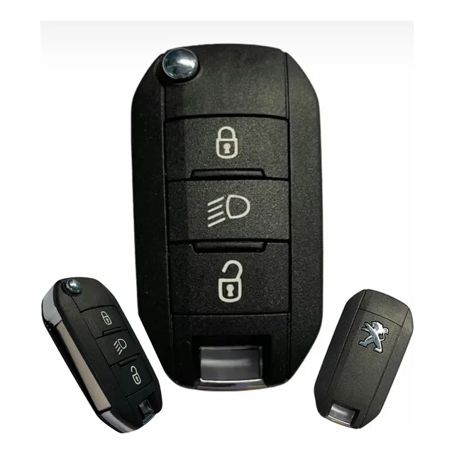 Llave Codificada Con Telemando Peugeot 208 508