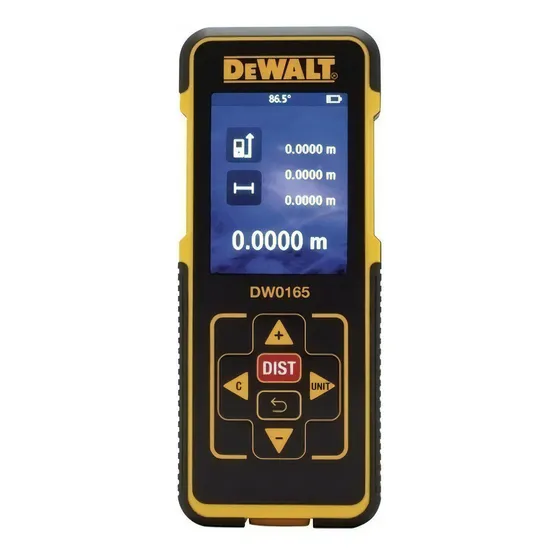 Medidor De Distancia Láser. 50 Metros Dewalt Dw0165n