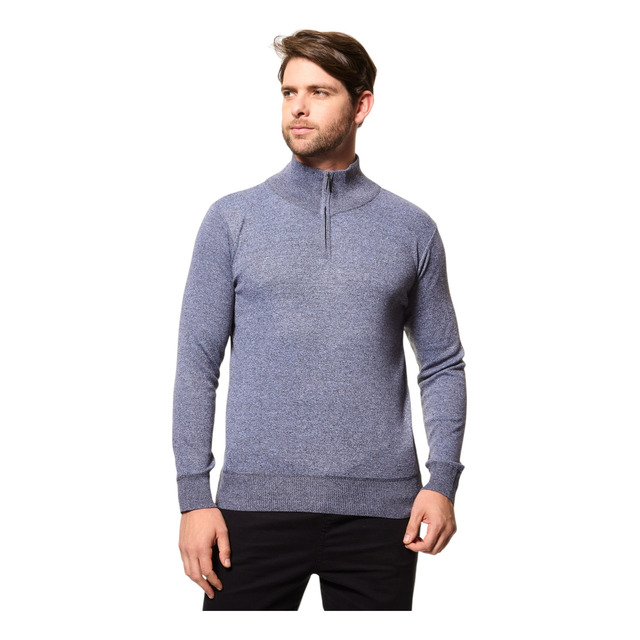 Tricot Masculino Meio Zíper Broken Rules 590162 Tricot Masculino Meio Zíper Broken Rules 590162
