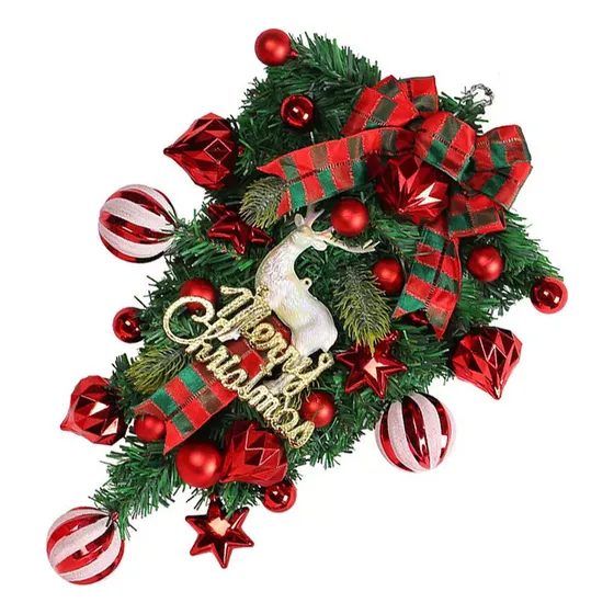 M Enfeites De Natal Atacado Cervo De Guirlanda De Alto Luxo