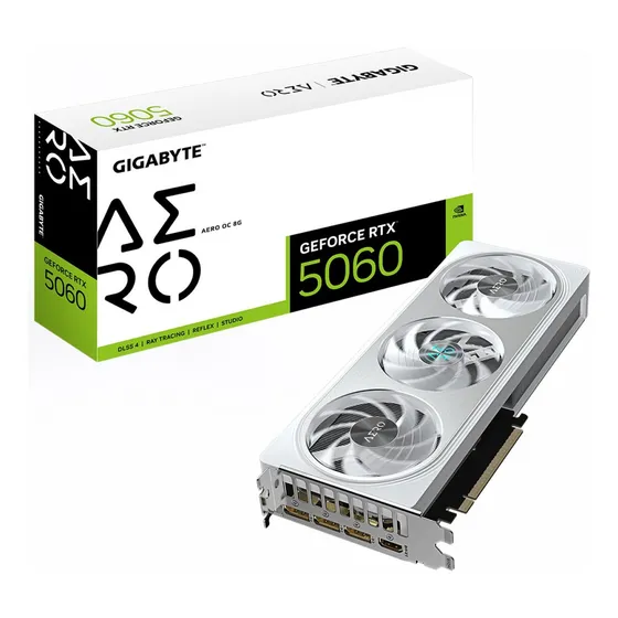 Mercado Livre Placa De Vídeo Geforce Gigabyte Rtx 5060 Ti Aero Oc 8g Gddr7 image