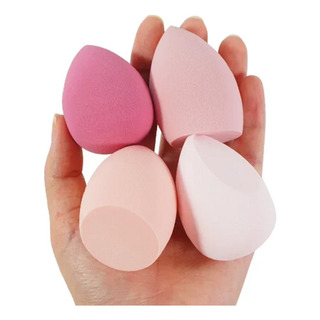 Esponjas Para Maquillaje 4 Piezas Con Caja En Forma De Huevo Esponjas Para Maquillaje 4 Piezas Con Caja En Forma De Huevo