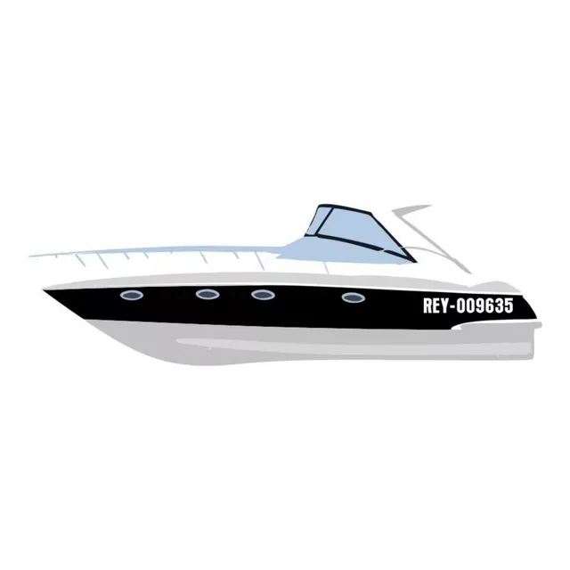 Vinilo Nautico - Nombre+matriculas- Lanchas - Barcos - Etc.