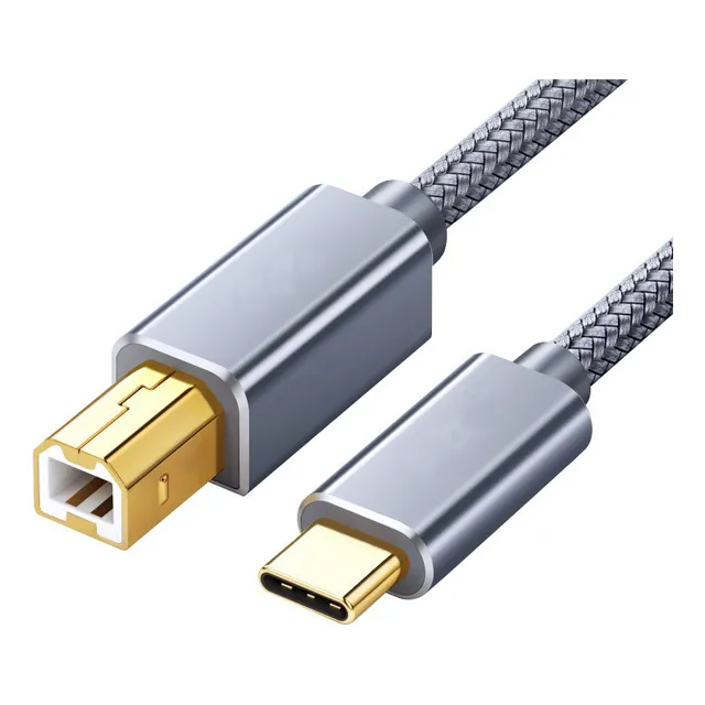 Cable Usb Tipo C A Usb B 2.0 Impresora Para Mac Air 2 Metros