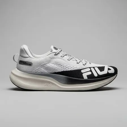 Tenis Fila Racer Speedzone Masculino Original Corrida Branco Branco Lisa 42