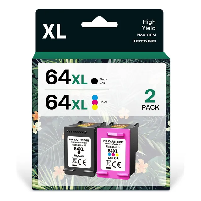 64xl Cartuchos De Tinta Paquete Combo Compatible Para Hp 64