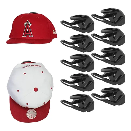 Soporte Gorras Invisible Organizador Exhibidor Pared X10