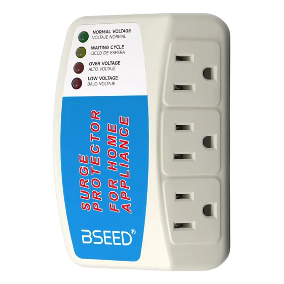 Protector De Voltaje 3 Tomas Para Equipos Electrónicos 110v