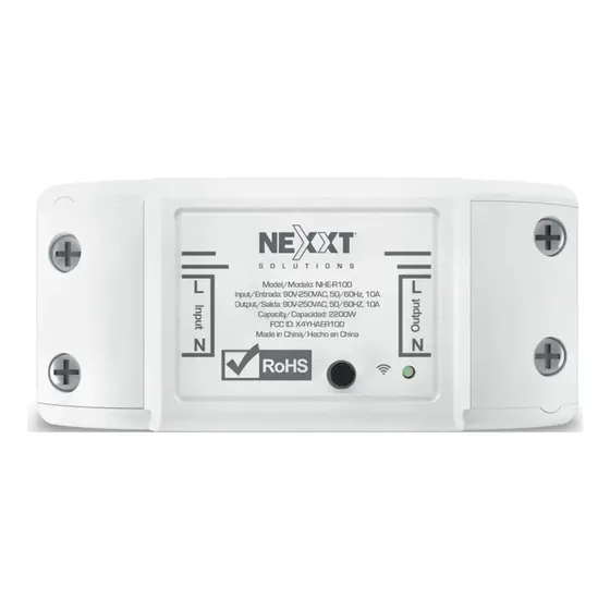 Interruptor Switch Relay Inteligente Nexxt Nhe-r100 Wifi