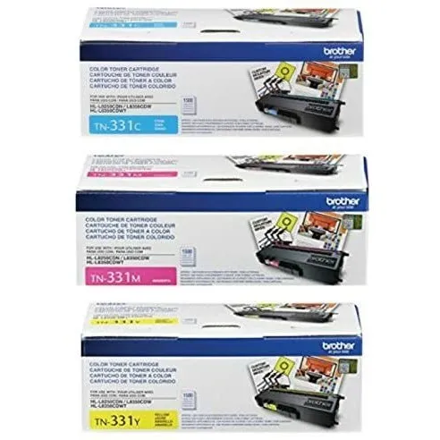 Brother Tn331c Genuino, Tn331m, Tn331y Láser Color Cian, Mag