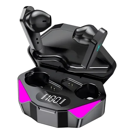 Audífonos Inalámbricos Bluetooth Gamer Tws X15 Con Micrófono Negro