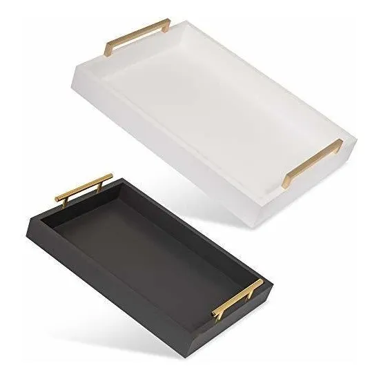 Bandeja Otomana Juego Do Para Mesa Centro Decorativa Blanca