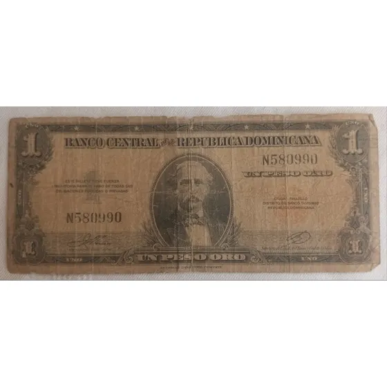 Billete 1 Peso Dominicano (de La Era De Trujillo)