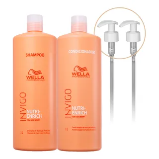 Kit Wella Invigo Nutri Enrich Sh, Cond E VĂĄlvulas Kit Wella Invigo Nutri Enrich Sh, Cond E VĂĄlvulas