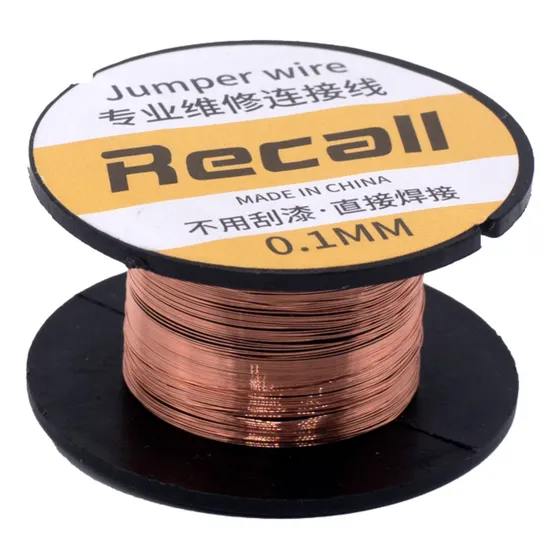 Hilo Jumper Cobre 0.1mm Alambre Esmaltado Reparacion Pistas