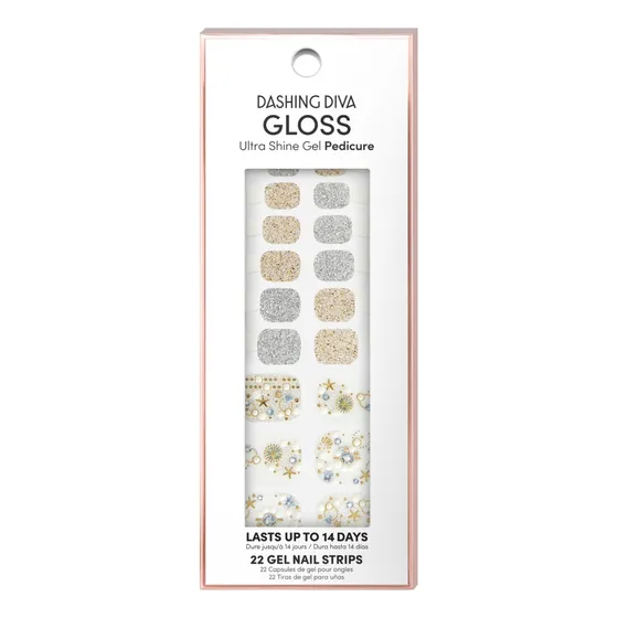 Uñas Adhesivas Pies Gloss -on The Shore
