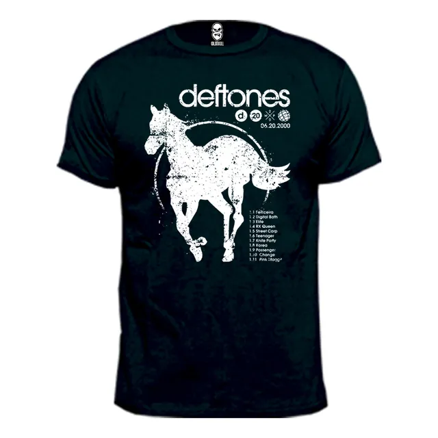 Remera Deftones White Pony Rock 100% Algodón Premium Peinado