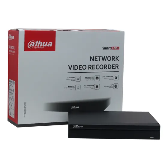 Nvr Dahua 4 Canales 4 Poe H.265 1 Sata Dhi-nvr1104hs
