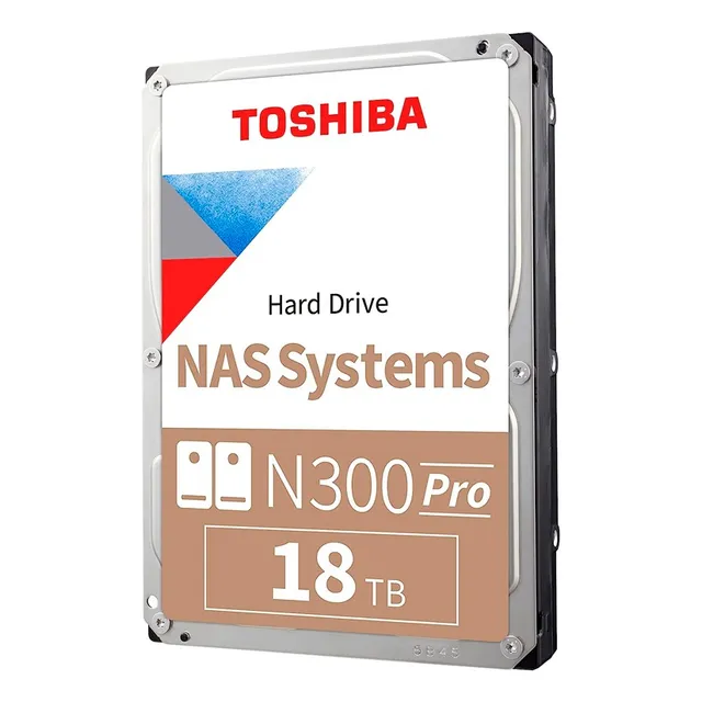 Disco Duro Toshiba N300, 18tb Nas, Sata 6.0gb/s, 7200rpm