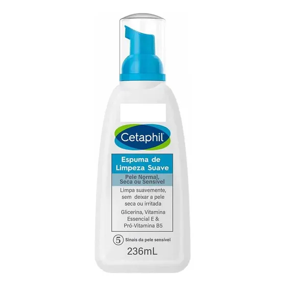 Espuma De Limpeza Suave Cetaphil 236ml