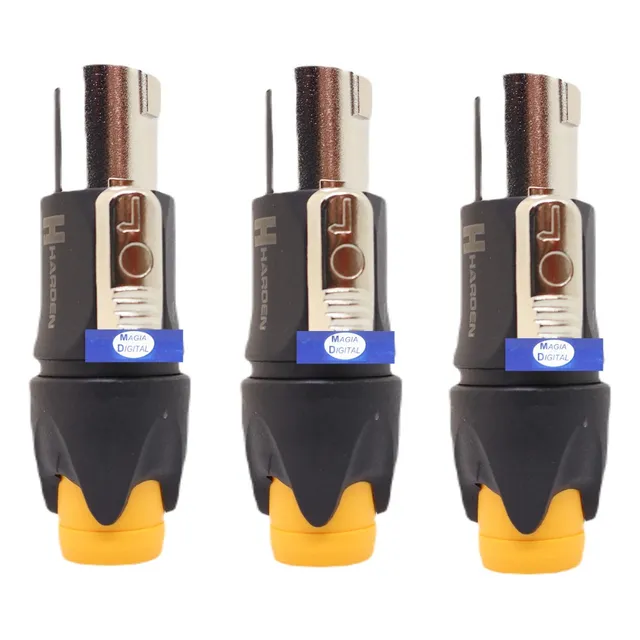 Plug Speakon 4pin Harden Pl-268m Profesional Metálico 3pz