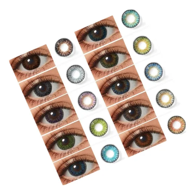  Accesorios Lentes Cosmeticos De Colores+estuches