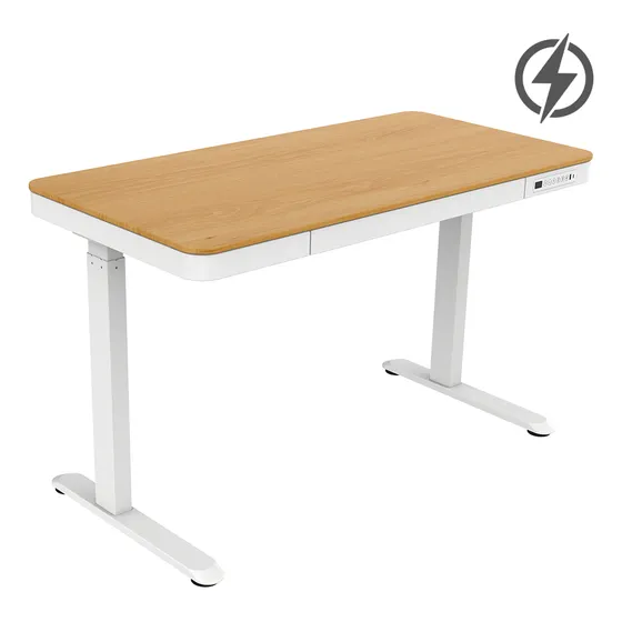Escritorio Eléctrico Oak Pro Top Living Standing Desk Color Blanco