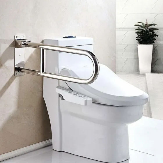 Handiya Barra Agarre Para Baño Mango Plegable Montado Pared