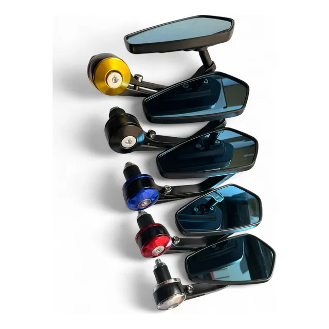 Espejos Para Moto Cafe Racer Punta Diamante Universales