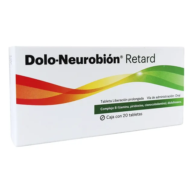 Dolo-neurobión Retard Liberación Prolongada 20 Tabletas