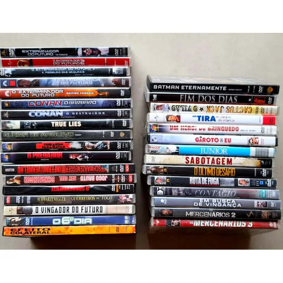 Colecao Dvd Arnold Schwarzenegger - 