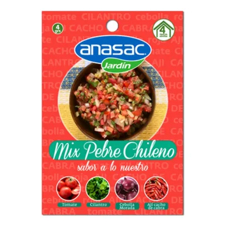 Anasac Semilla Mix Pebre Chileno 4grs