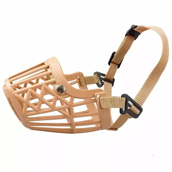 Bozal Para Perros Canasta Plastico Ajustable Talla S 2