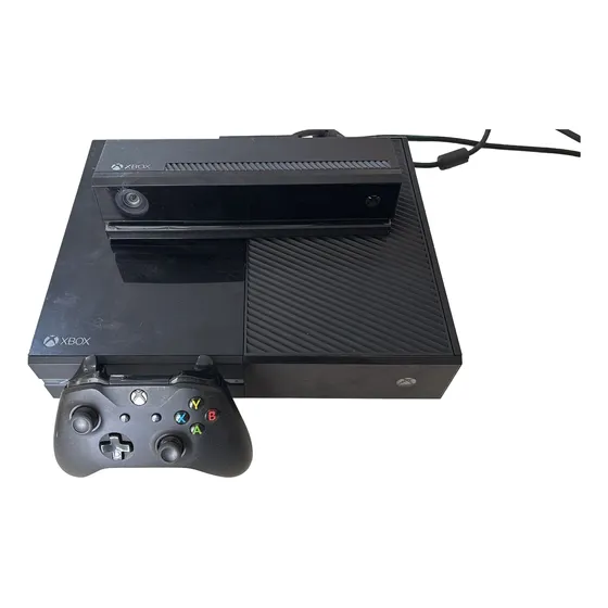 Console Xbox One Fat 500gb + Controle Original + Kinect Preto