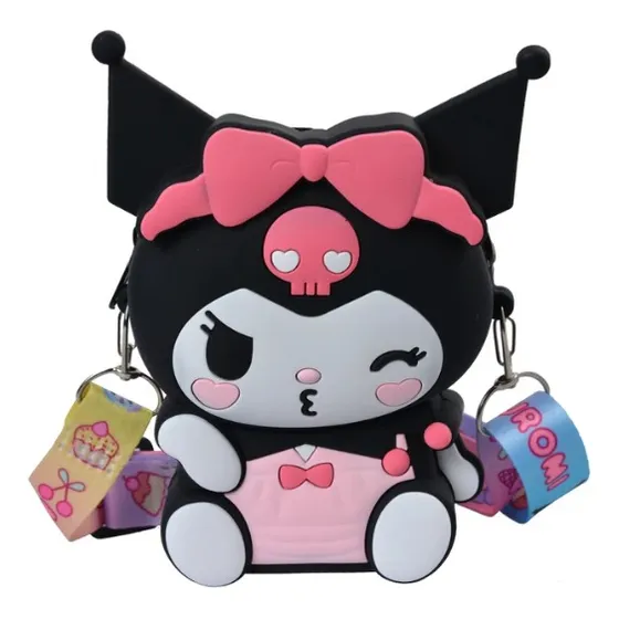 Bolso Cartera Monedero Kuromi Sanrio Hello Kitty Bandolero