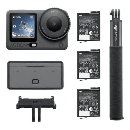 Dji Osmo Action 6 Pack Aventura, Cámara De Acción Con Sensor Cuadrado De 1/1....