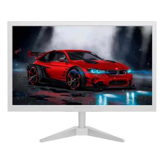 Monitor Led 23.8 Tela Plana 75hz Full Hd Branco Hdmi Vesa 127/220v