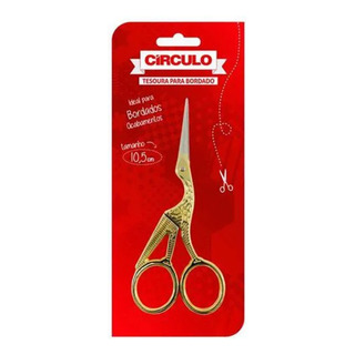Tesoura Para Bordado Passarinho 11,5 Cm - CĂrculo Tesoura Para Bordado Passarinho 11,5 Cm - CĂrculo