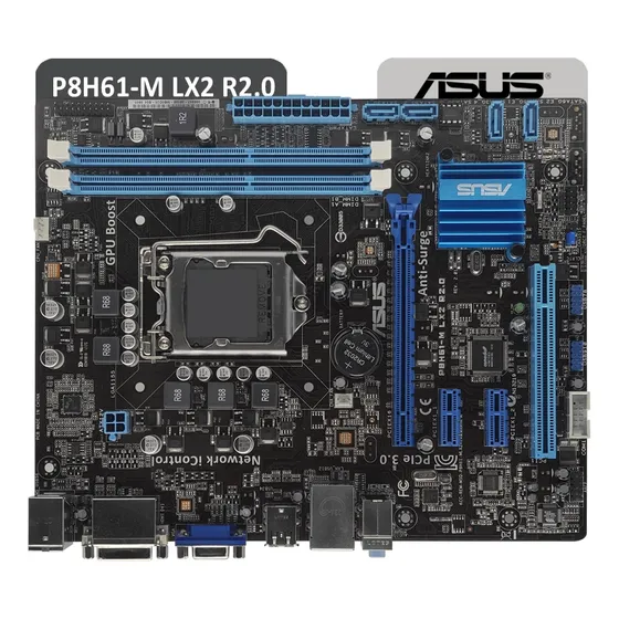 Placa Mãe Ddr3, 1155 Asus ( Oferta!!! ) Preto