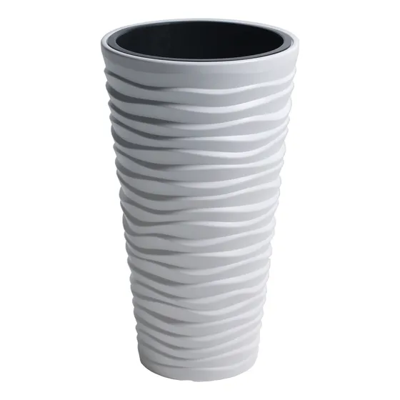 Macetas Con Diseño De Ondas Incluye Cesta