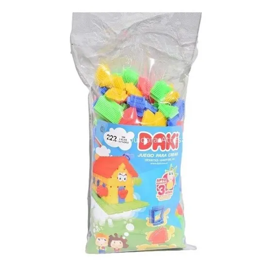 Daki Encastre Bloques Codigo 222 Jardin Inf 164 Piezas Grand